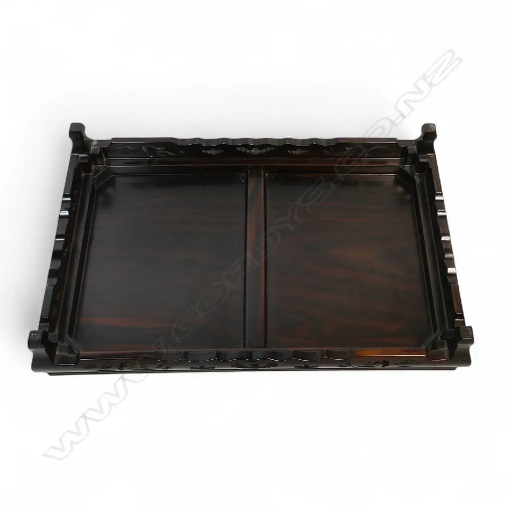 A Chinese rosewood kang table, Image 1++